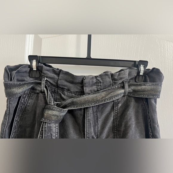 EUC Anthropologie Linen Blend Utility Paper Bag Jogger SZ 10. Inseam 13.5”approx - Picture 10 of 12